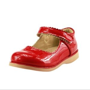 The Doll Maker Girl's Red Mary Jane Dress Shoes